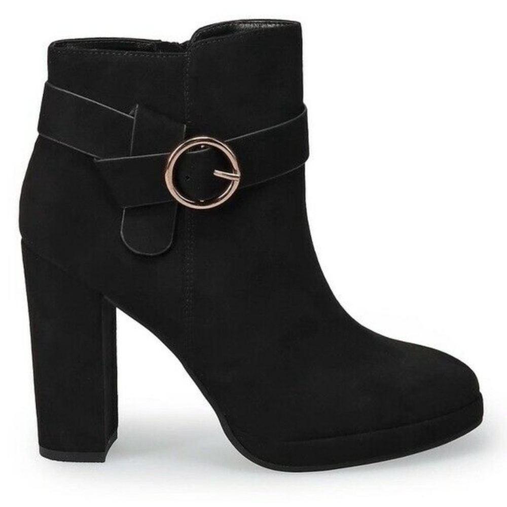 NWT LC Lauren Conrad Avant High Heel Ankle Boots